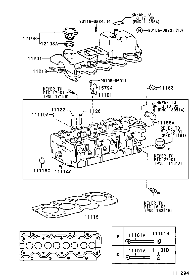  TOWNACE LITEACE |  CYLINDER HEAD