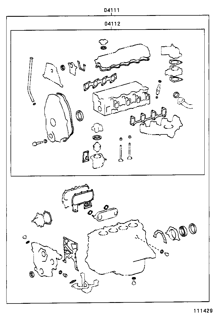  LAND CRUISER 90 |  ENGINE OVERHAUL GASKET KIT