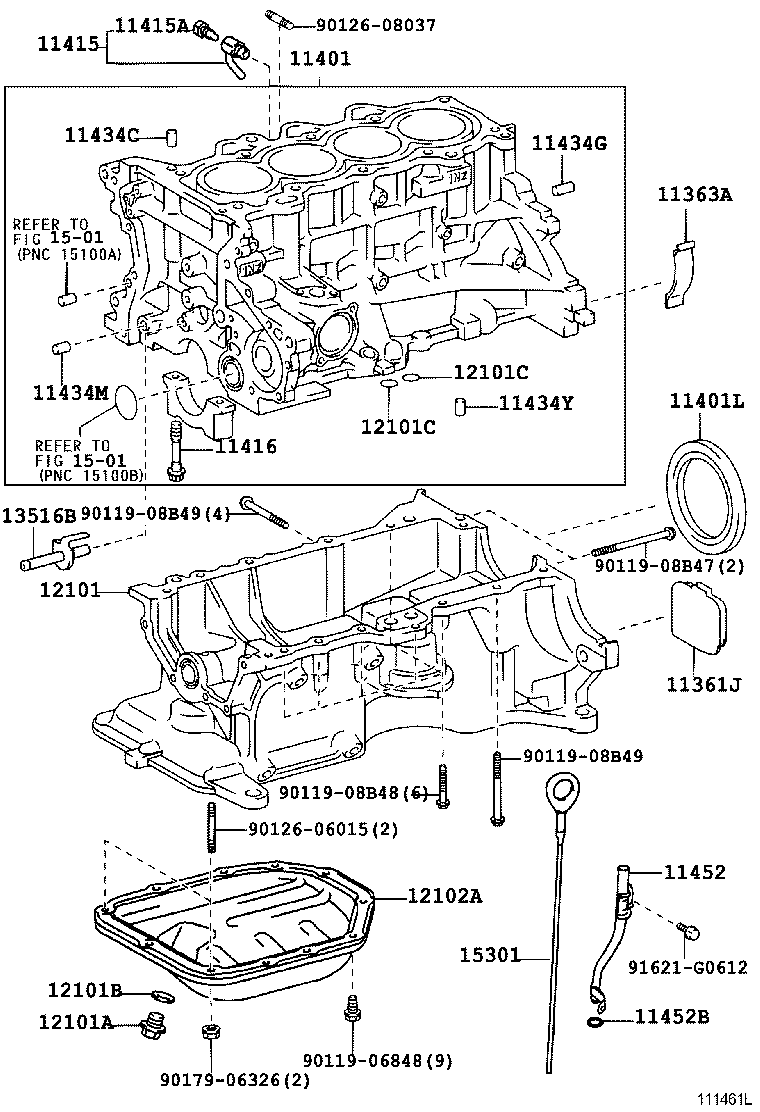  YARIS ECHO 4D |  CYLINDER BLOCK