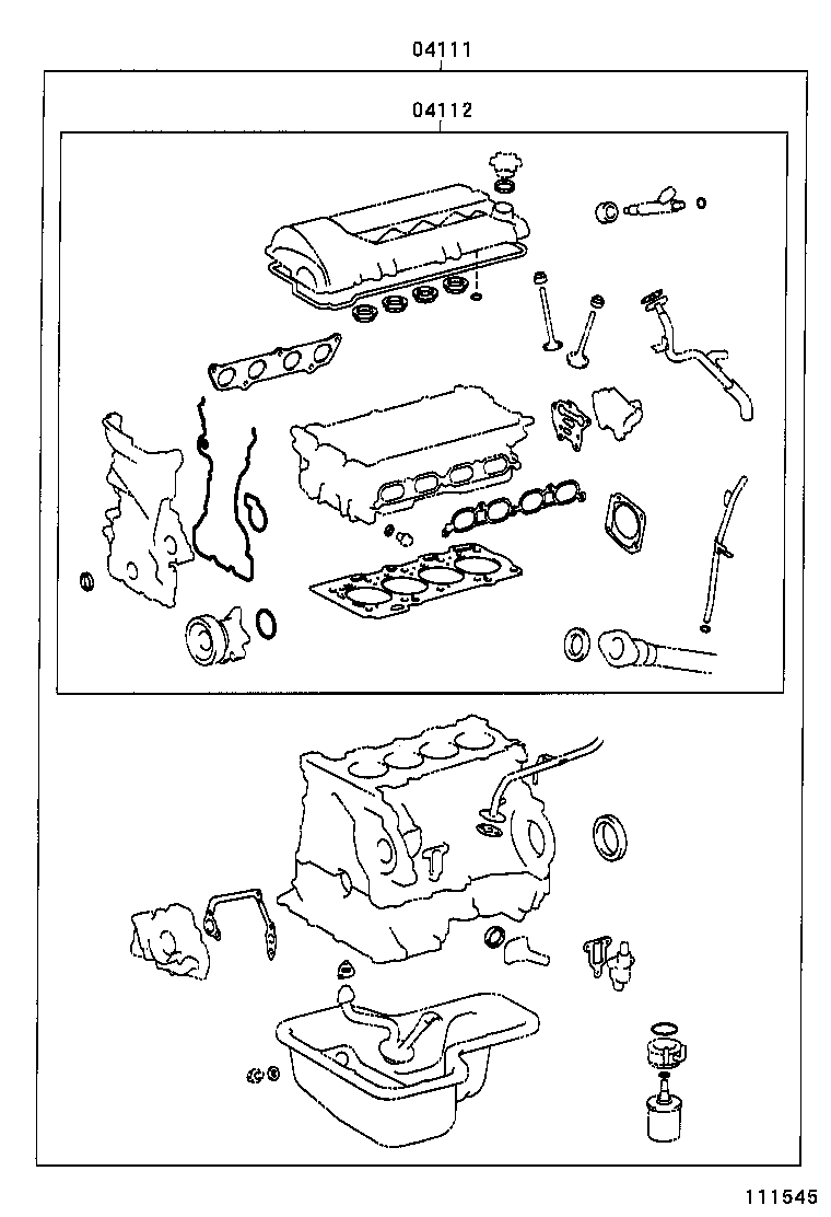  CELICA |  ENGINE OVERHAUL GASKET KIT