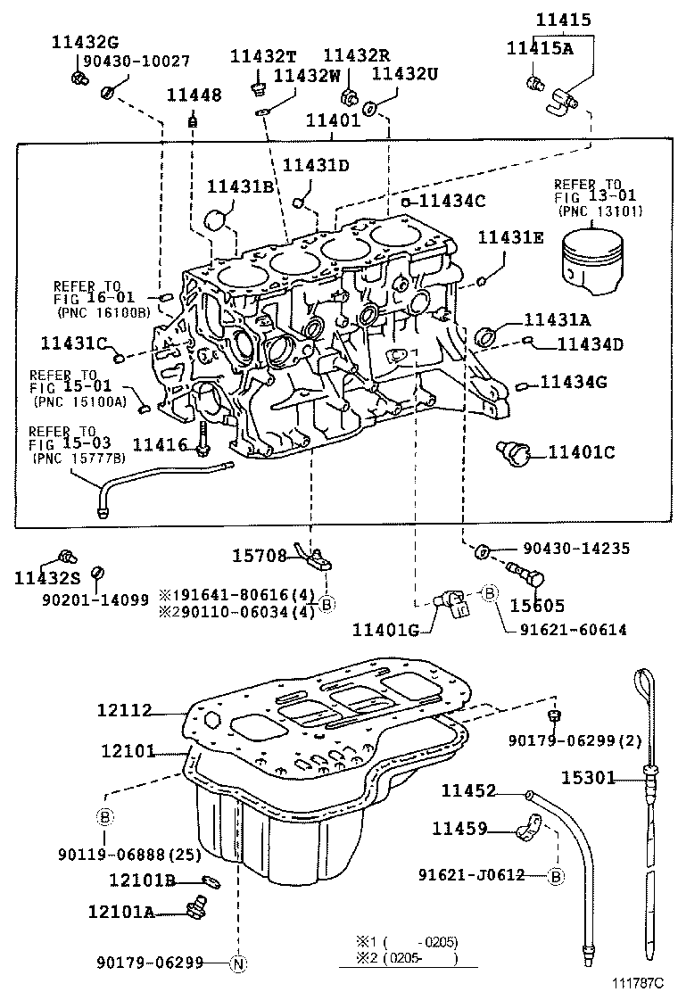  TOWNACE LITEACE |  CYLINDER BLOCK