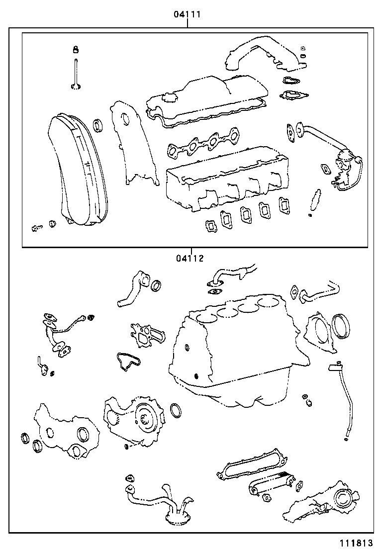  HILUX |  ENGINE OVERHAUL GASKET KIT