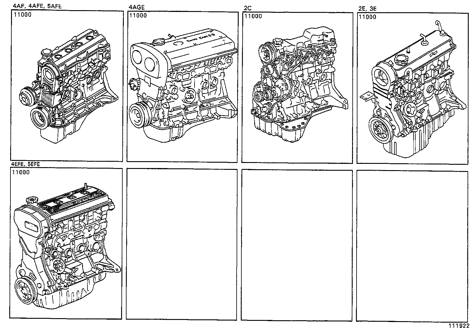  COROLLA |  PARTIAL ENGINE ASSEMBLY