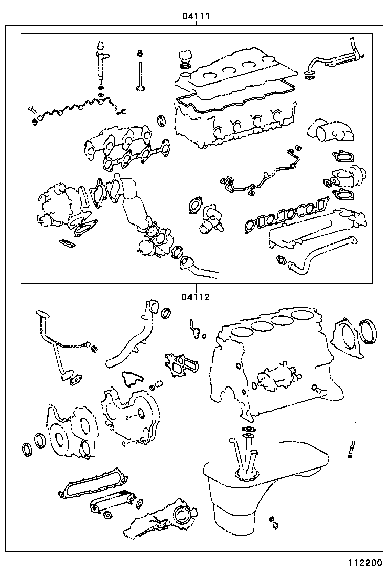  HILUX |  ENGINE OVERHAUL GASKET KIT