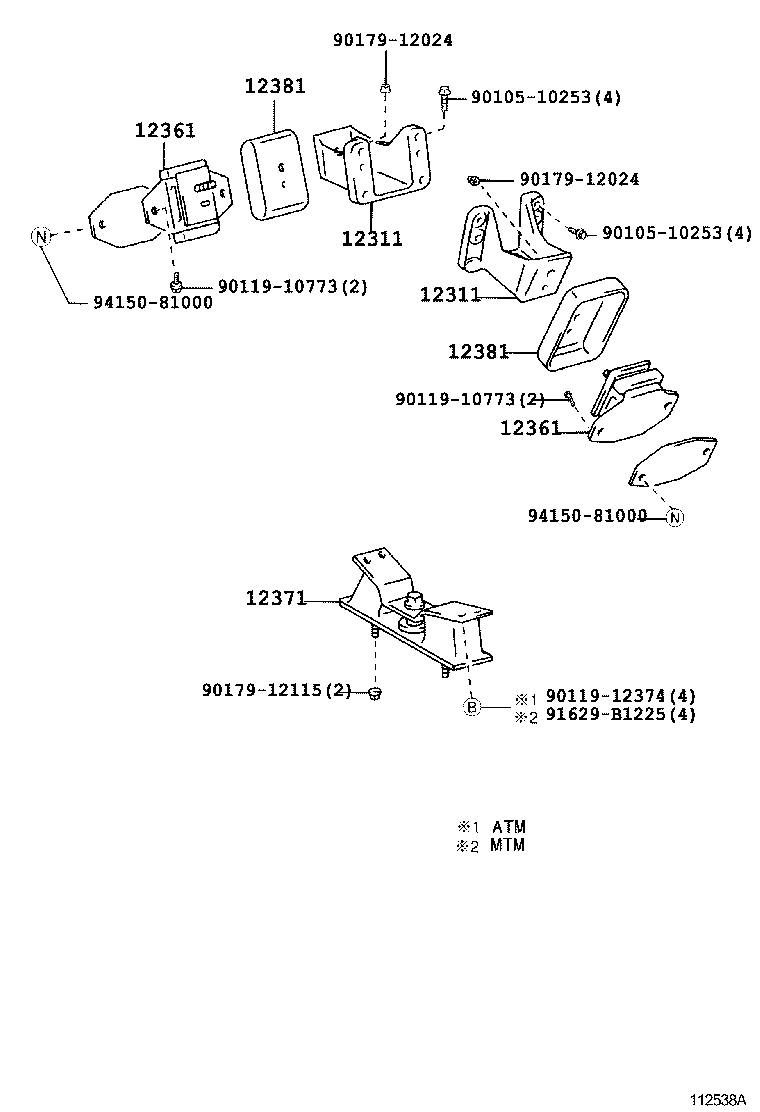  LAND CRUISER 100 105 |  MOUNTING