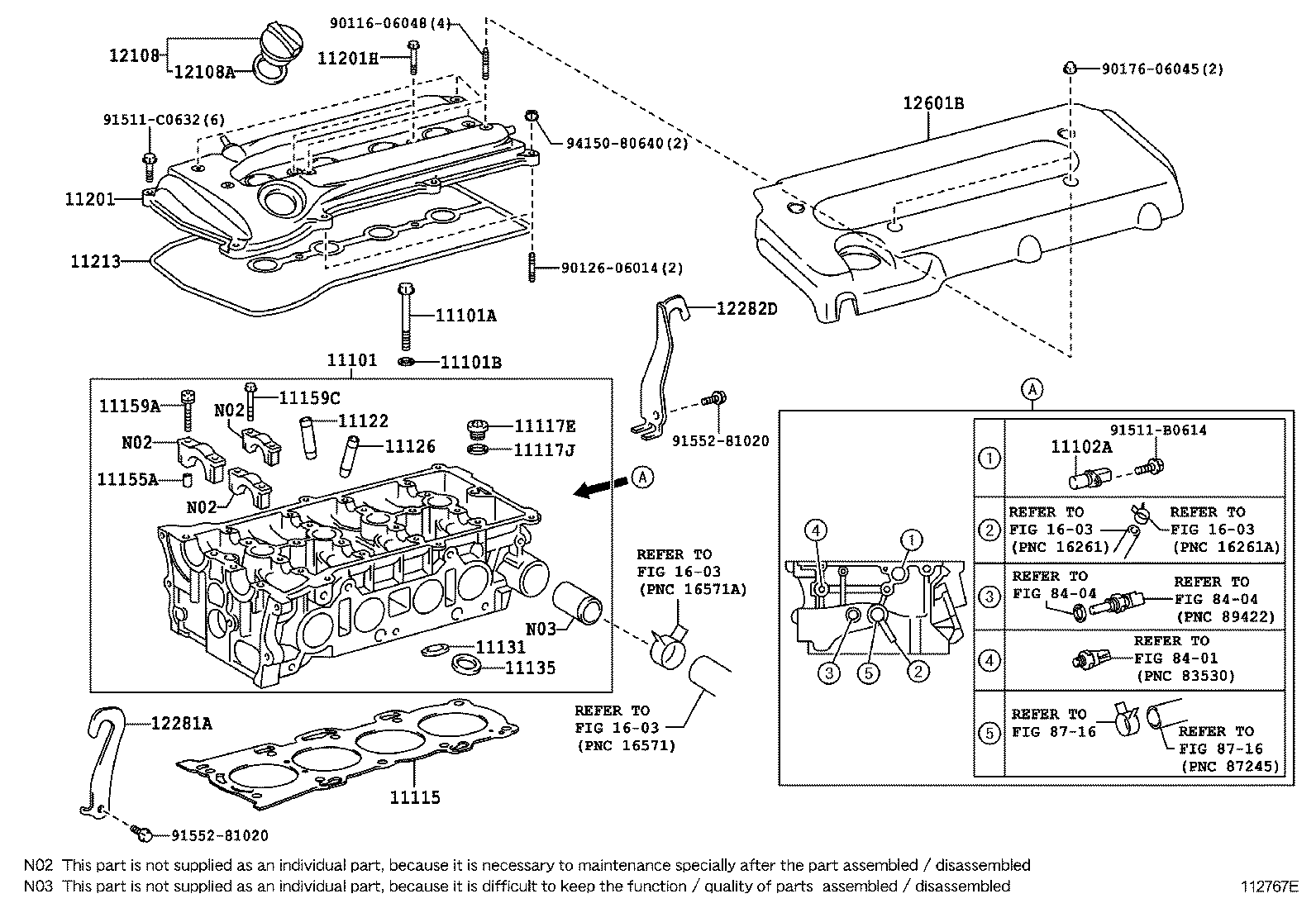  AVENSIS |  CYLINDER HEAD