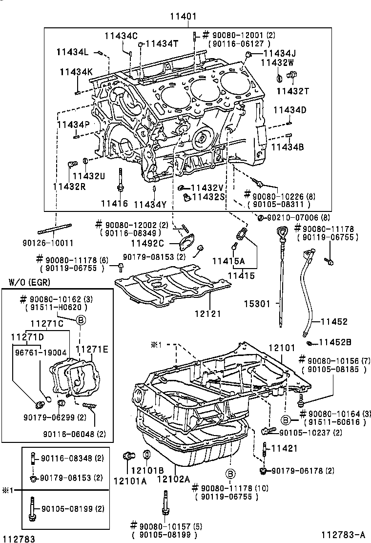  AVALON |  CYLINDER BLOCK