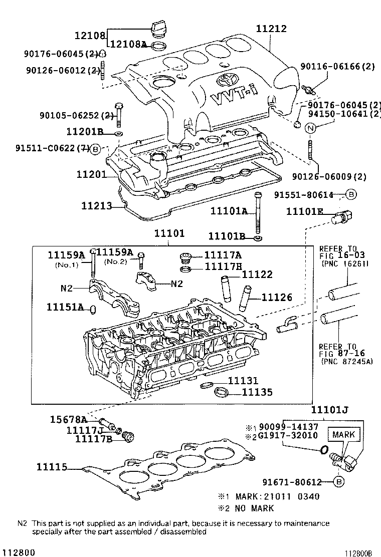  TOYOTA XA |  CYLINDER HEAD