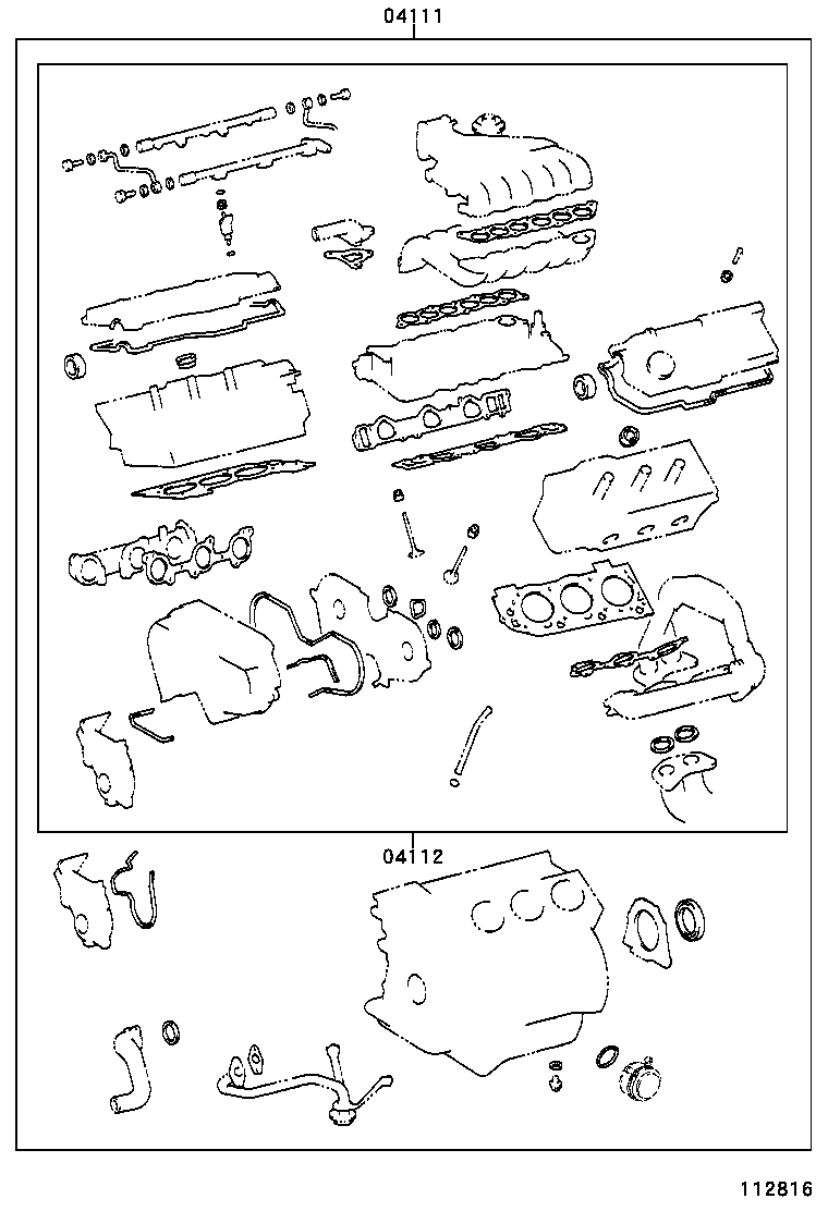  HILUX |  ENGINE OVERHAUL GASKET KIT