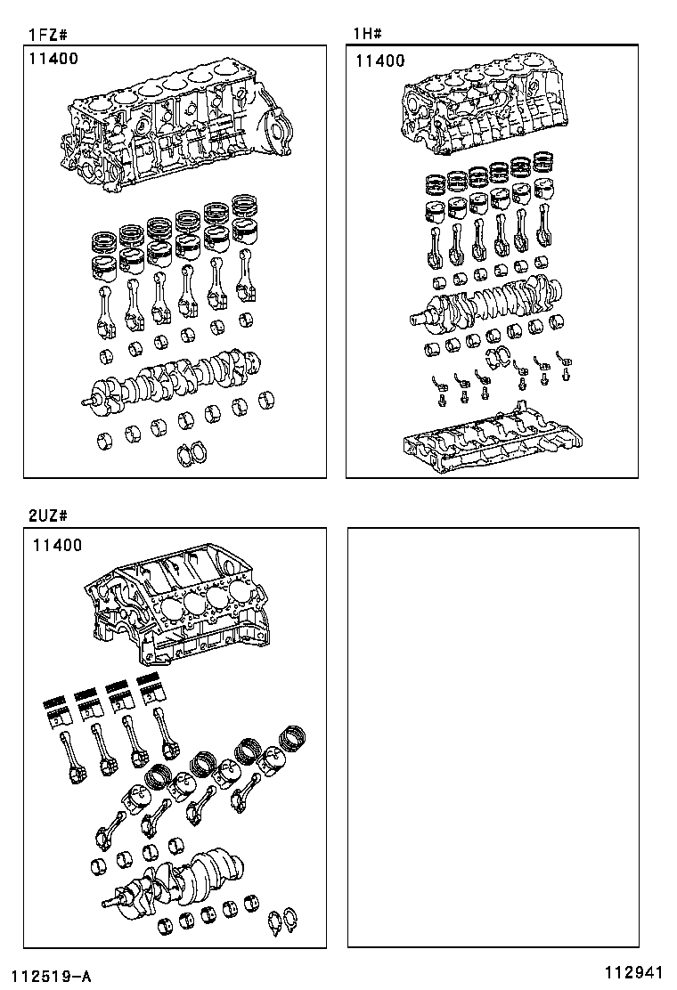  LAND CRUISER 100 105 |  SHORT BLOCK ASSEMBLY