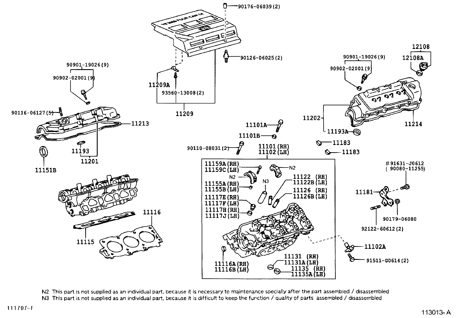  AVALON |  CYLINDER HEAD