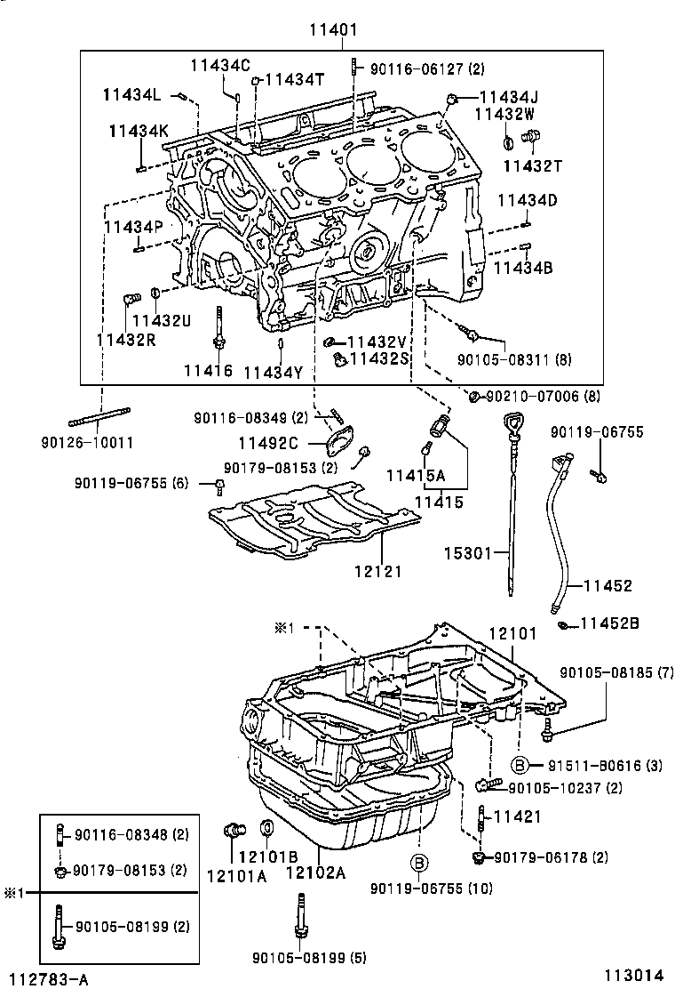  AVALON |  CYLINDER BLOCK