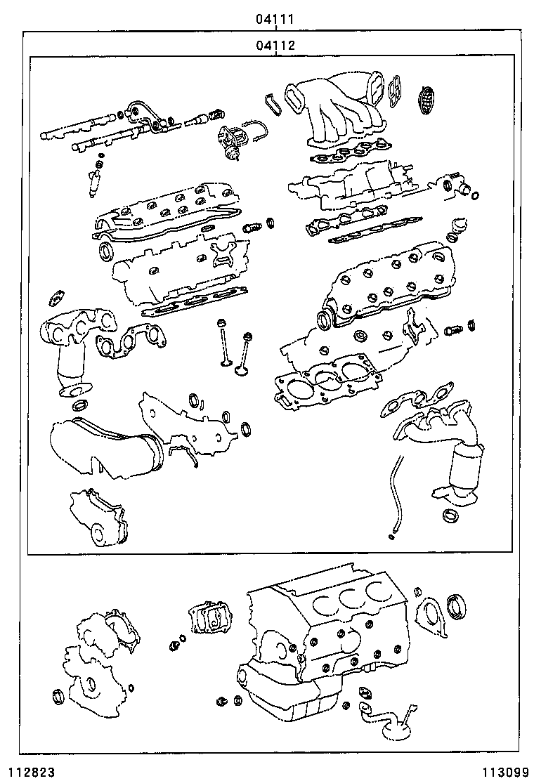  ES300 |  ENGINE OVERHAUL GASKET KIT