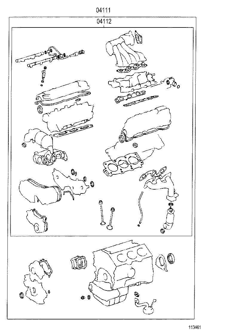  ALPHARD |  ENGINE OVERHAUL GASKET KIT