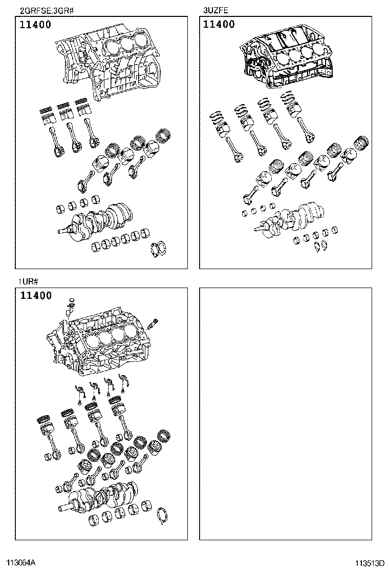  GS30 35 43 460 |  SHORT BLOCK ASSEMBLY