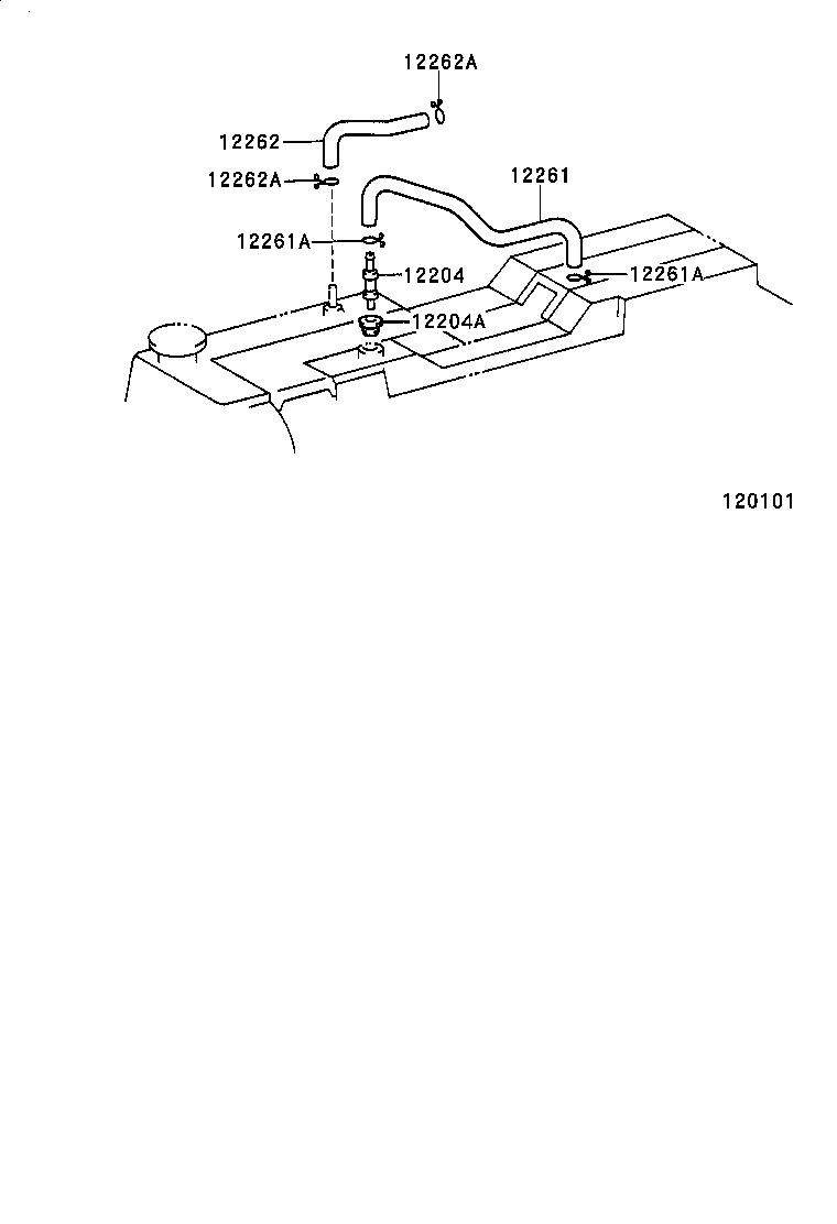  LAND CRUISER 80 |  VENTILATION HOSE