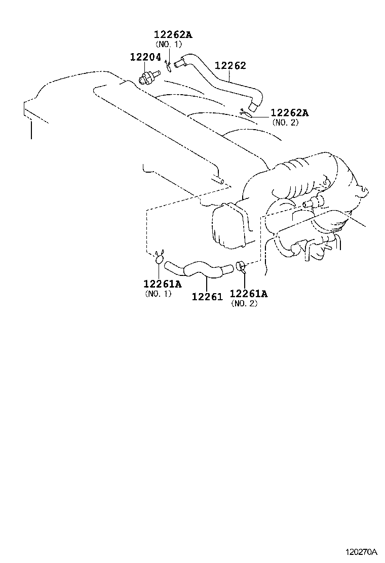  AVENSIS |  VENTILATION HOSE