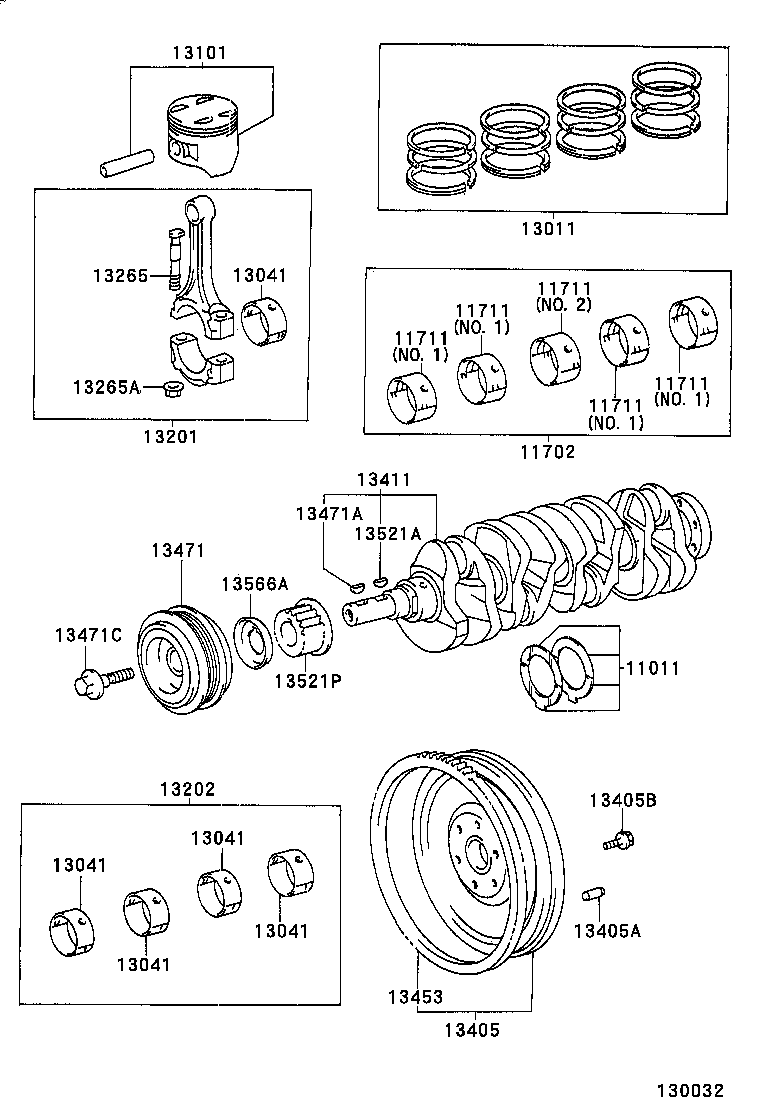  TOWNACE LITEACE |  CRANKSHAFT PISTON