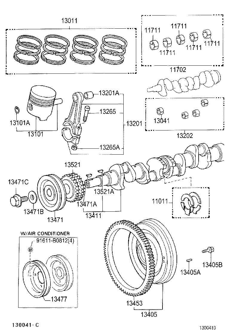  TOWNACE LITEACE |  CRANKSHAFT PISTON