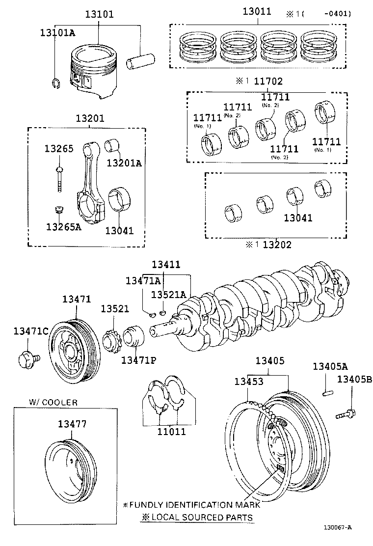  HIACE HIACE S B V |  CRANKSHAFT PISTON