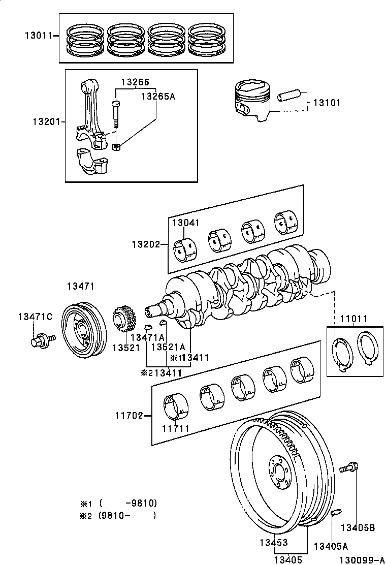  HILUX |  CRANKSHAFT PISTON