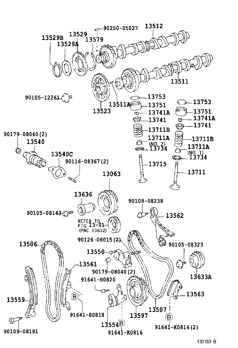  HIACE HIACE S B V |  CAMSHAFT VALVE