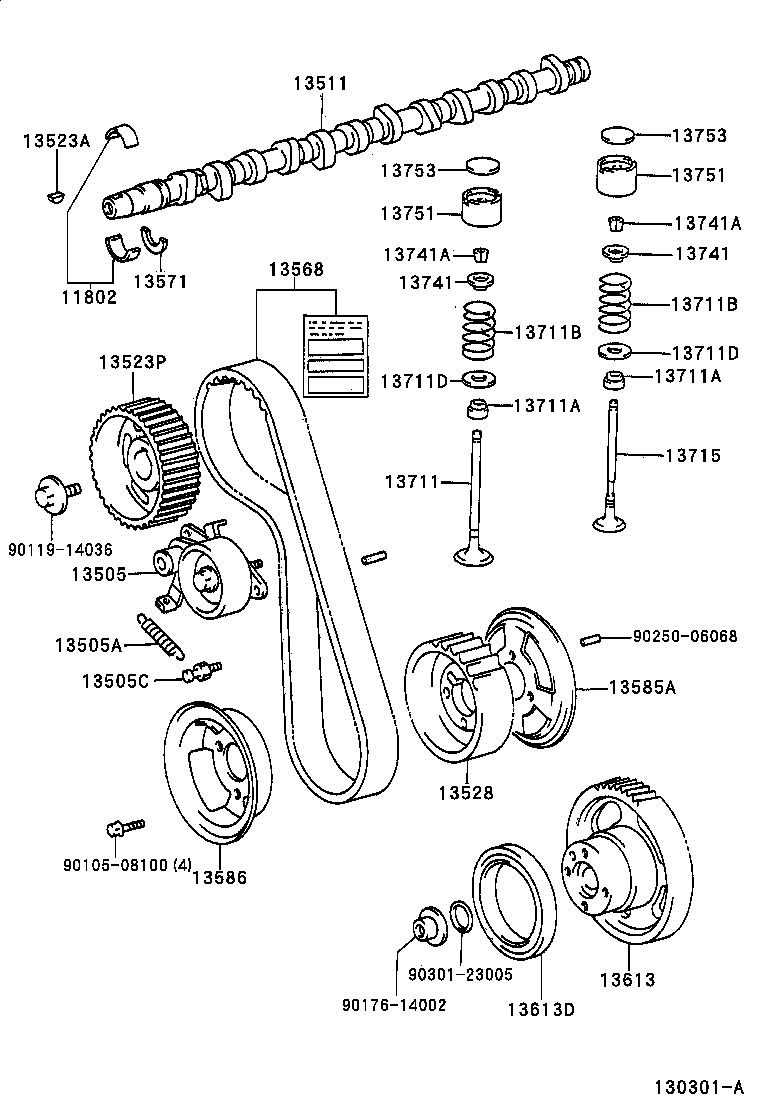  LAND CRUISER 80 |  CAMSHAFT VALVE