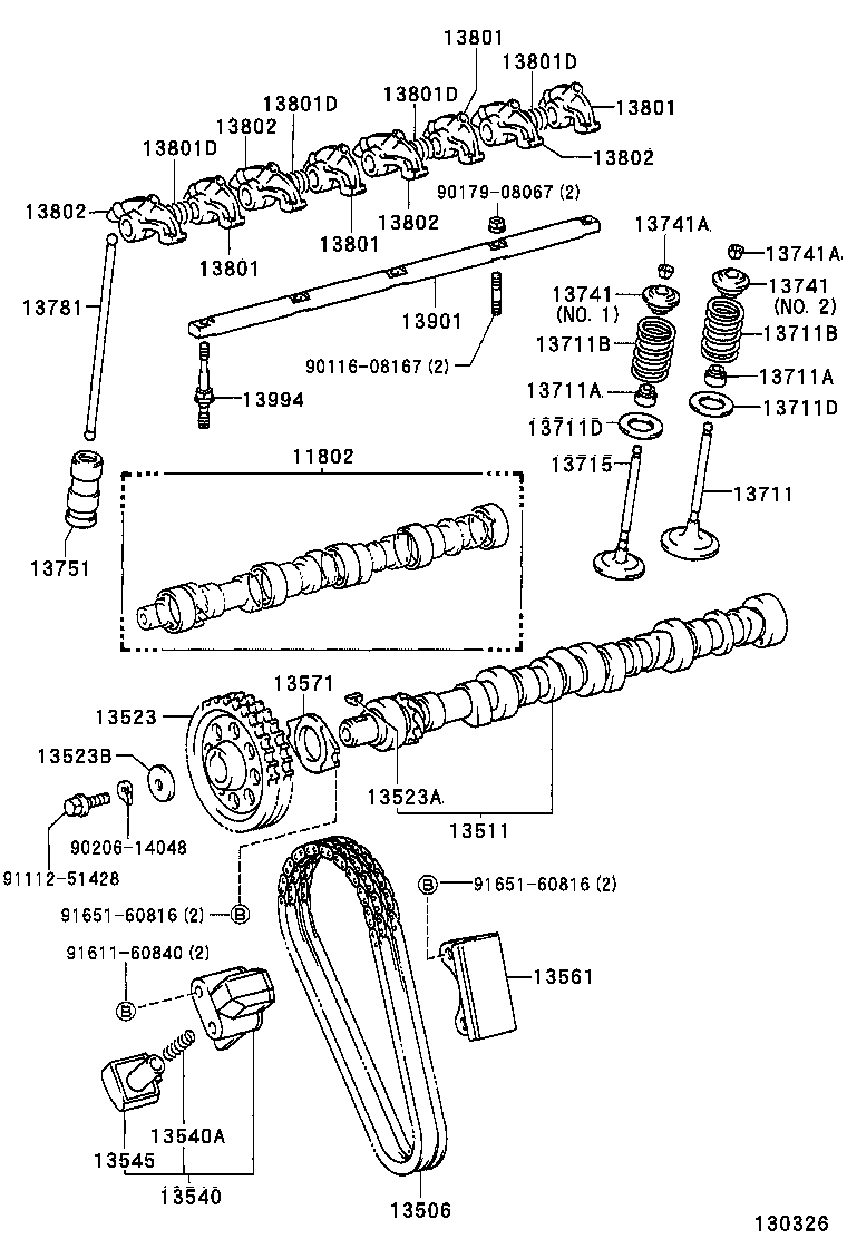  T U V |  CAMSHAFT VALVE
