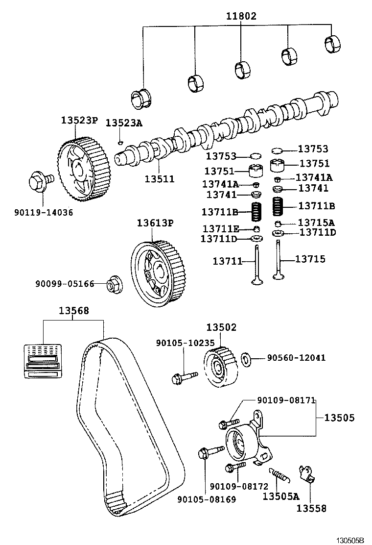  LAND CRUISER PRADO |  CAMSHAFT VALVE