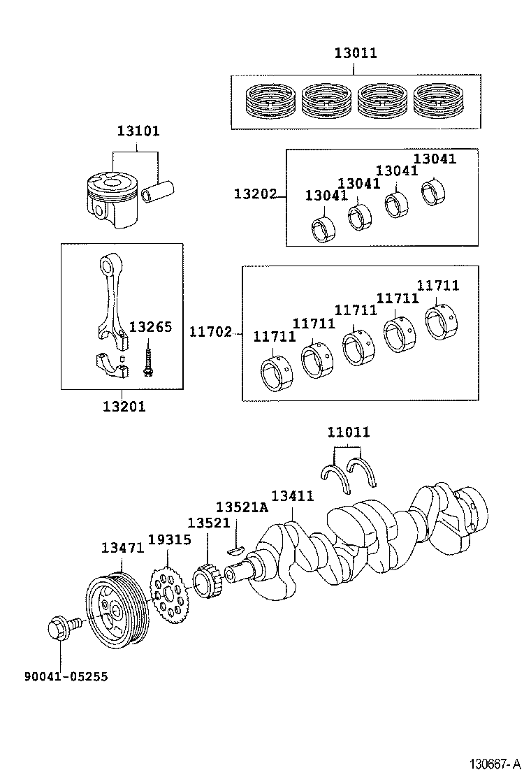  AVANZA |  CRANKSHAFT PISTON