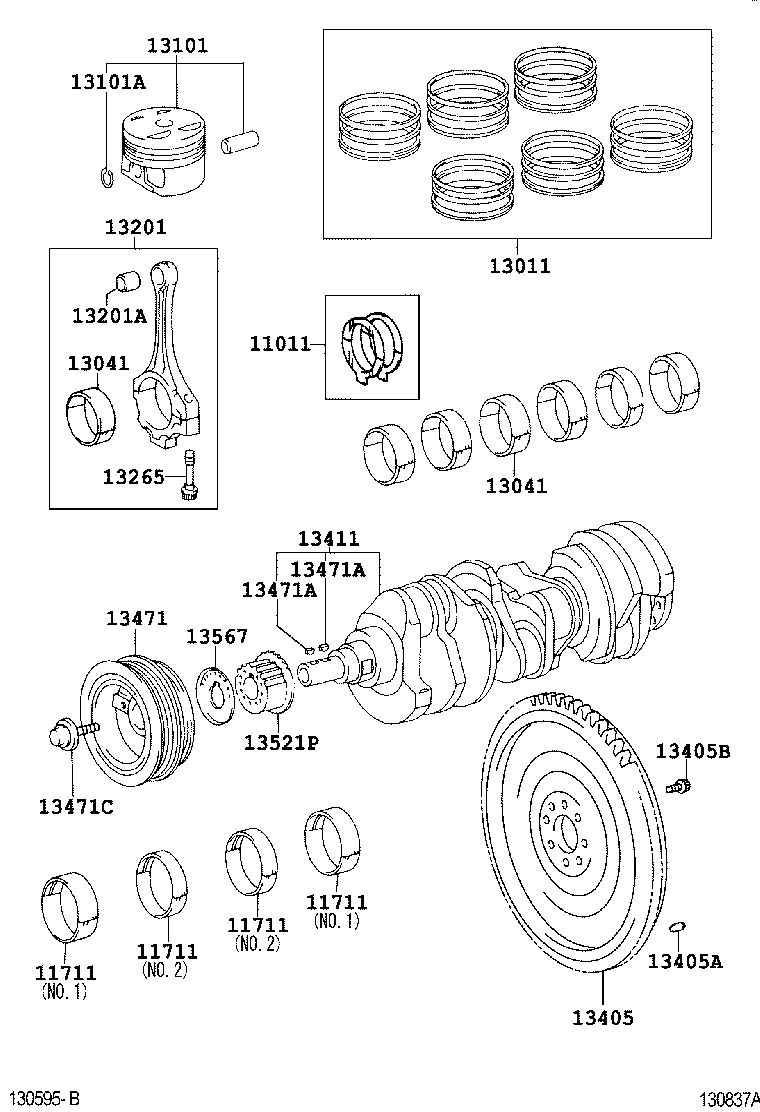  RX400H |  CRANKSHAFT PISTON