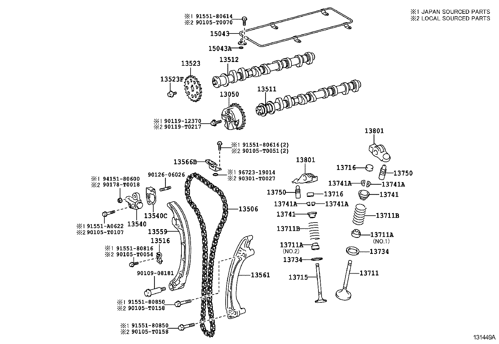  HILUX |  CAMSHAFT VALVE