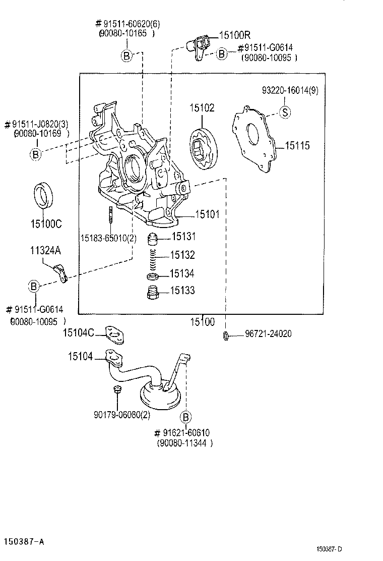  AVALON |  ENGINE OIL PUMP