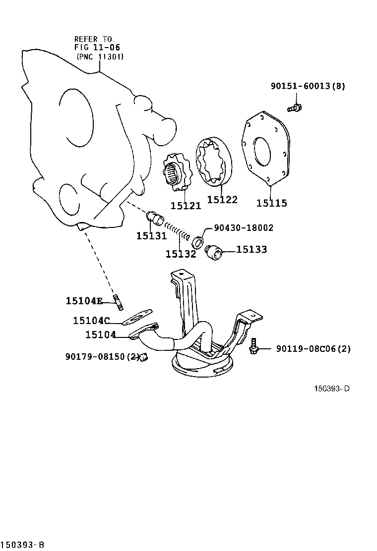  T U V |  ENGINE OIL PUMP