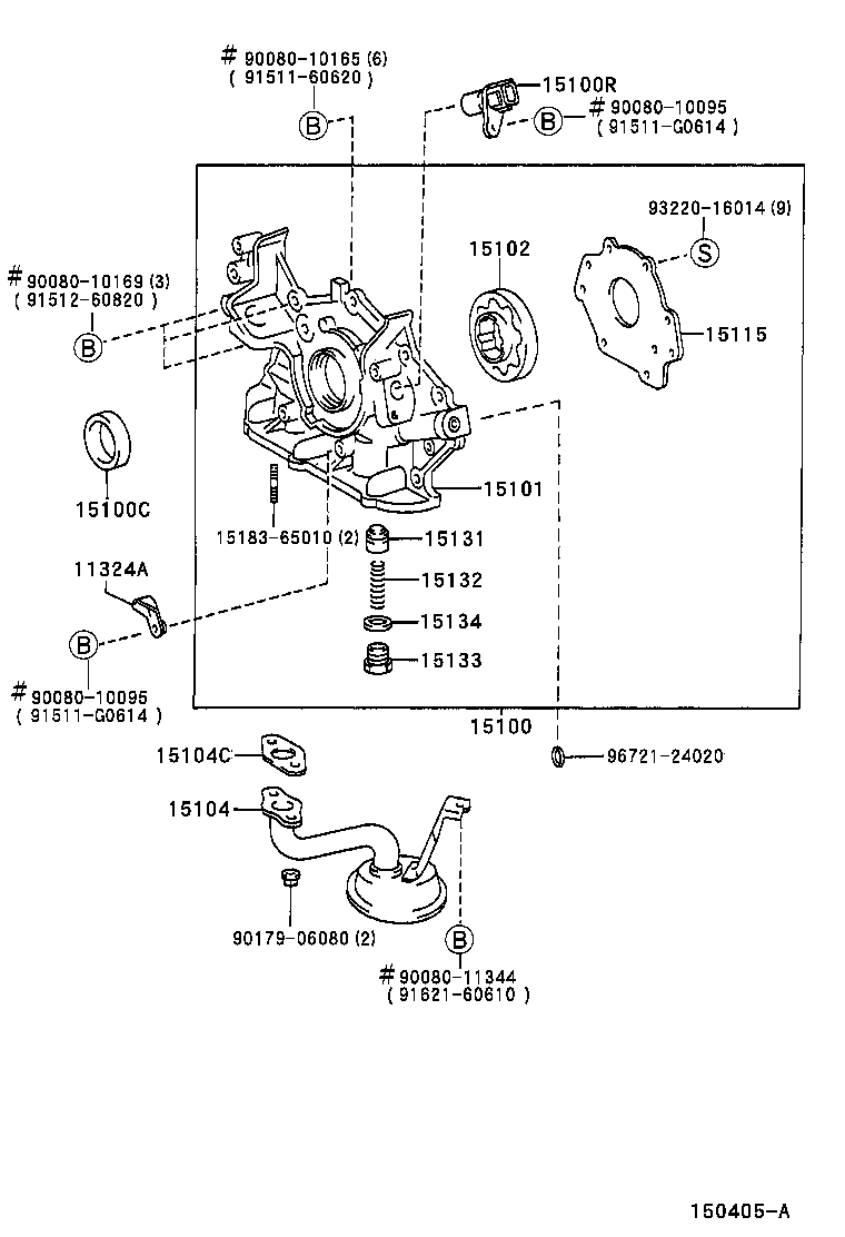  AVALON |  ENGINE OIL PUMP