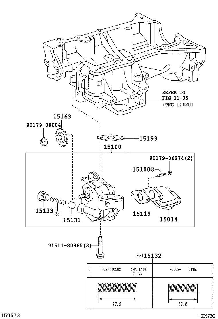  CAMRY |  ENGINE OIL PUMP