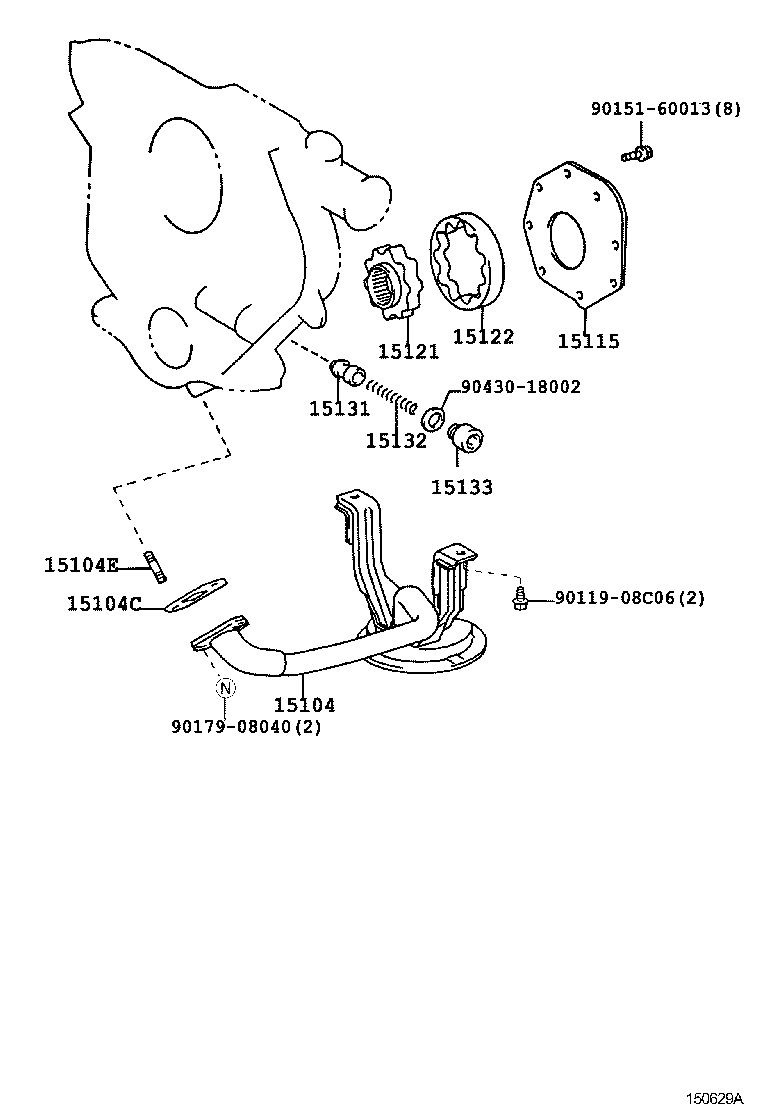  LAND CRUISER PRADO |  ENGINE OIL PUMP