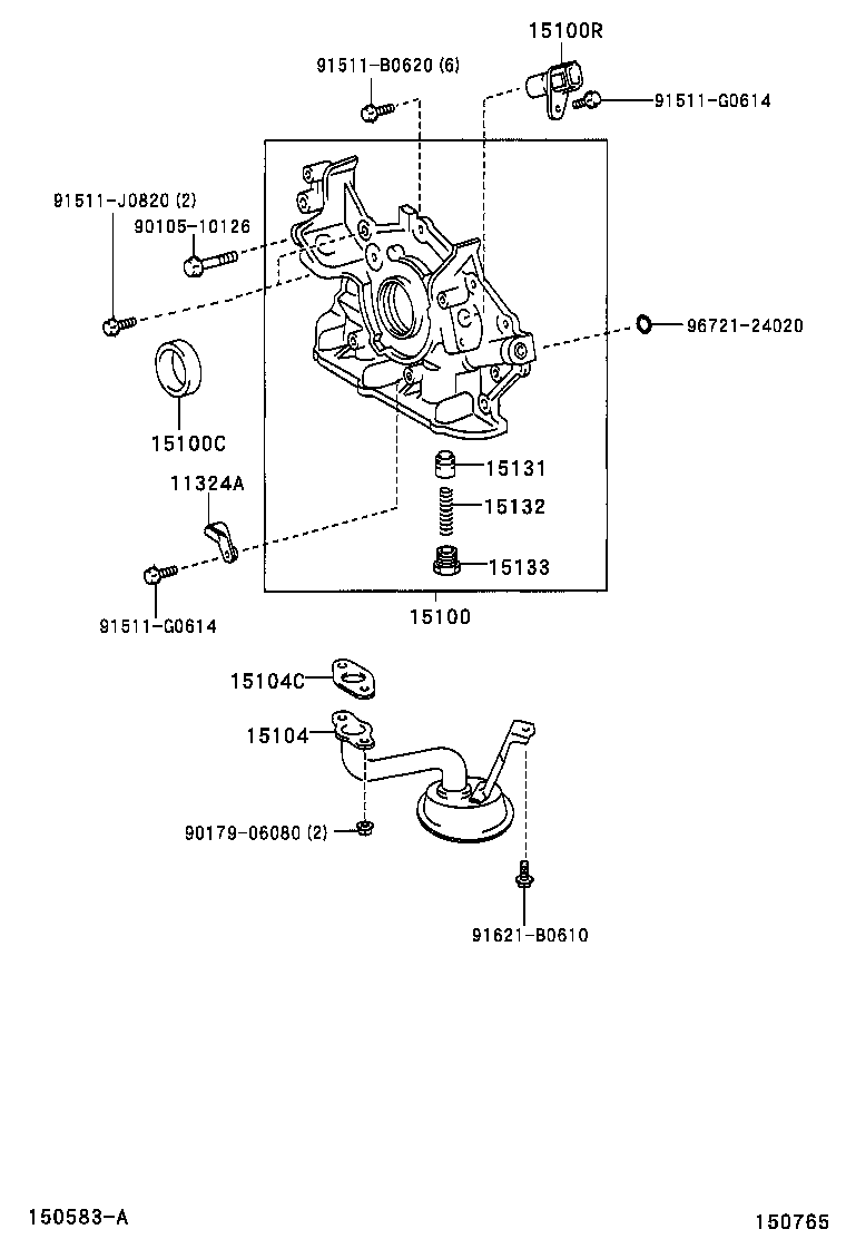  KLUGER |  ENGINE OIL PUMP