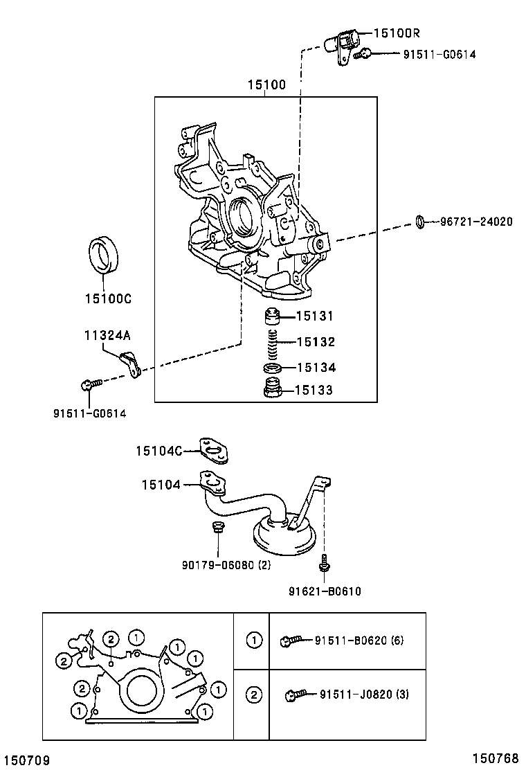  AVALON |  ENGINE OIL PUMP