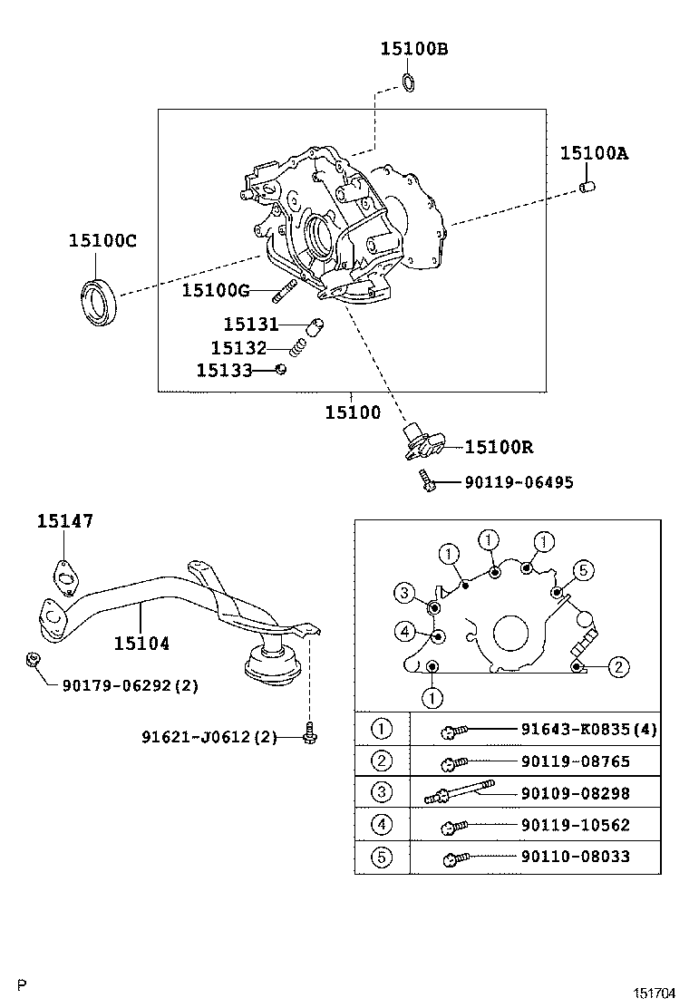  GS30 35 43 460 |  ENGINE OIL PUMP