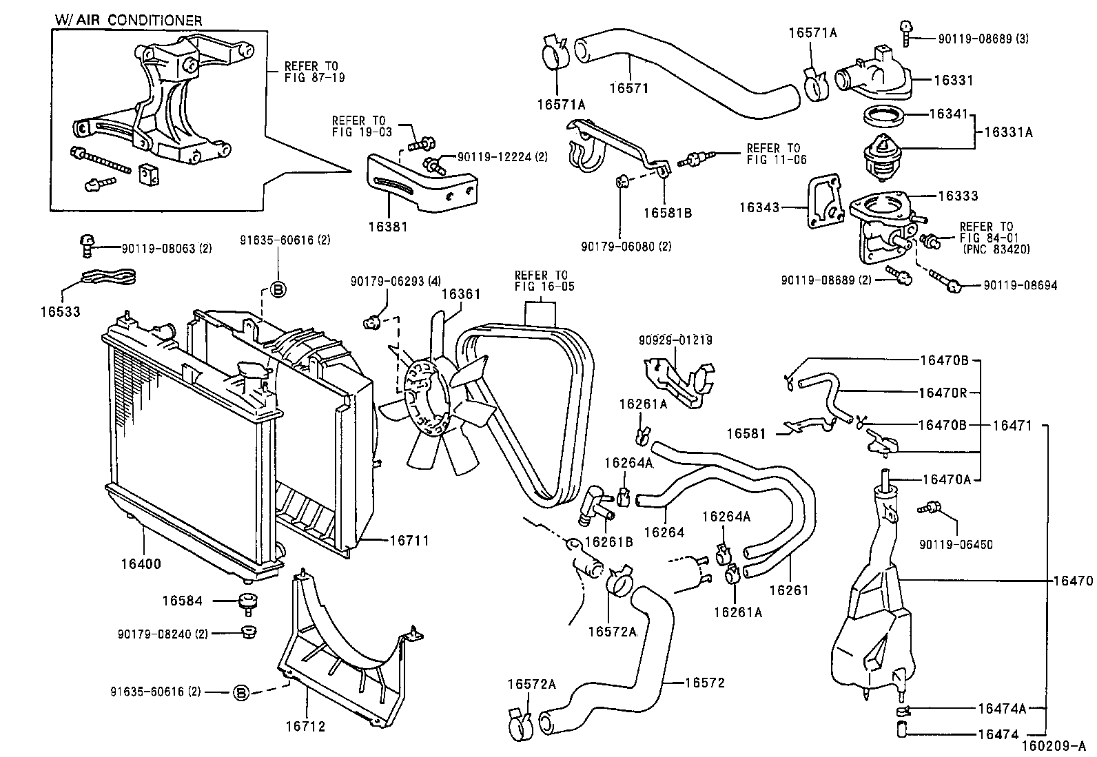  HIACE HIACE S B V |  RADIATOR WATER OUTLET