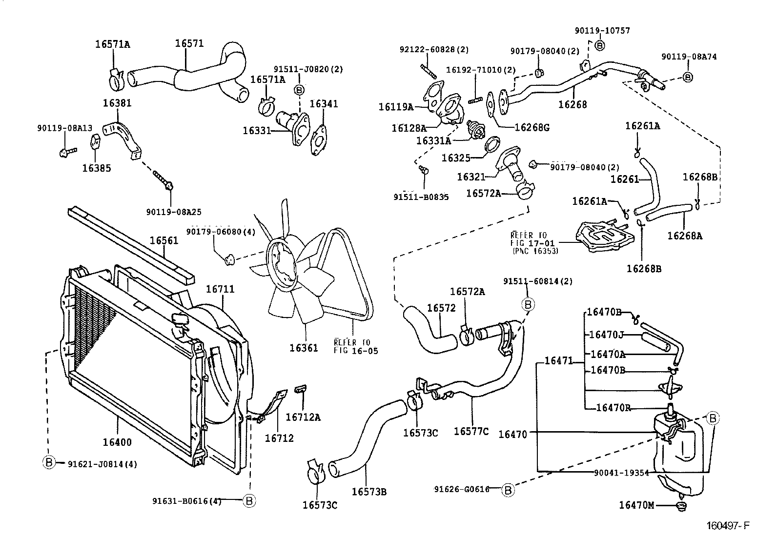  HILUX |  RADIATOR WATER OUTLET