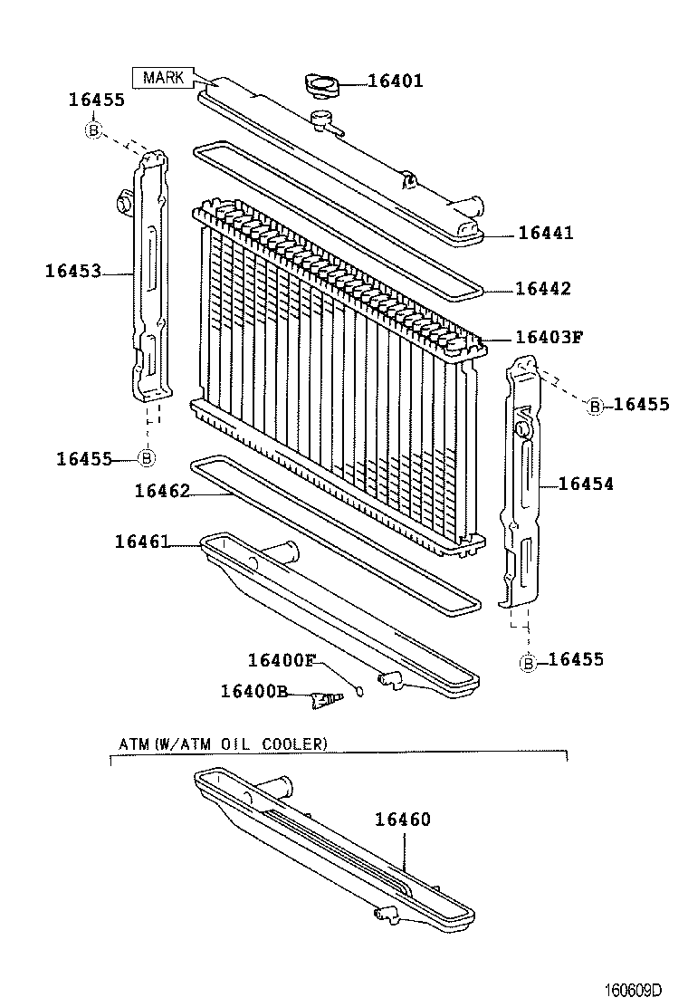  LAND CRUISER 100 105 |  RADIATOR WATER OUTLET