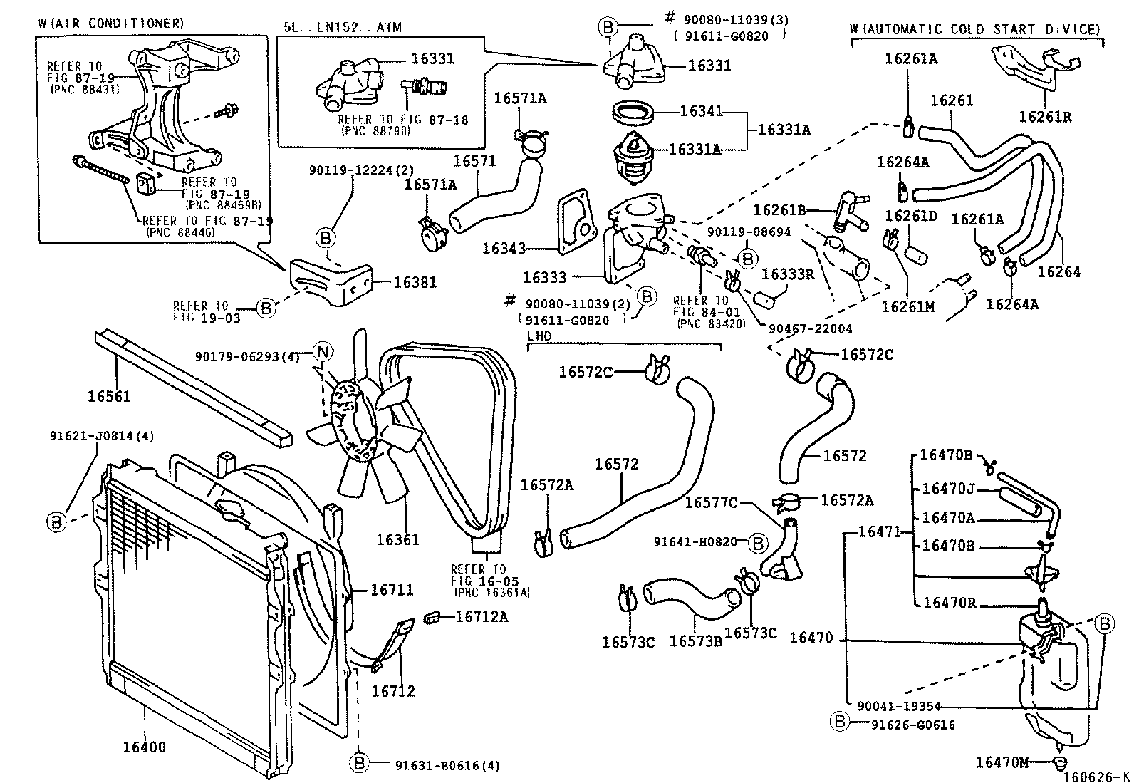  HILUX |  RADIATOR WATER OUTLET