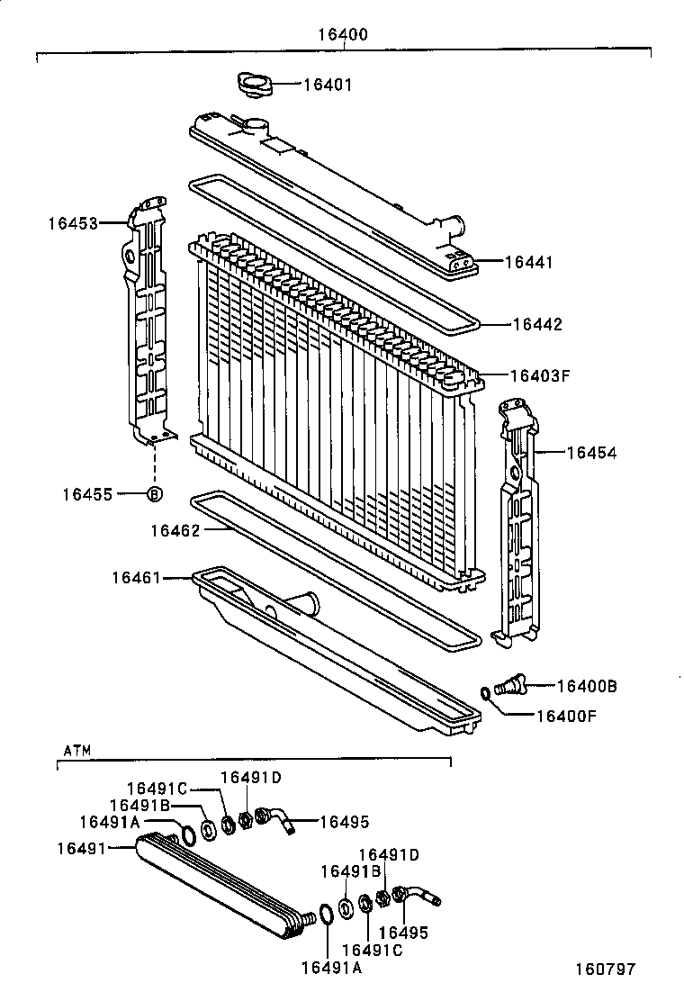  LAND CRUISER 80 |  RADIATOR WATER OUTLET