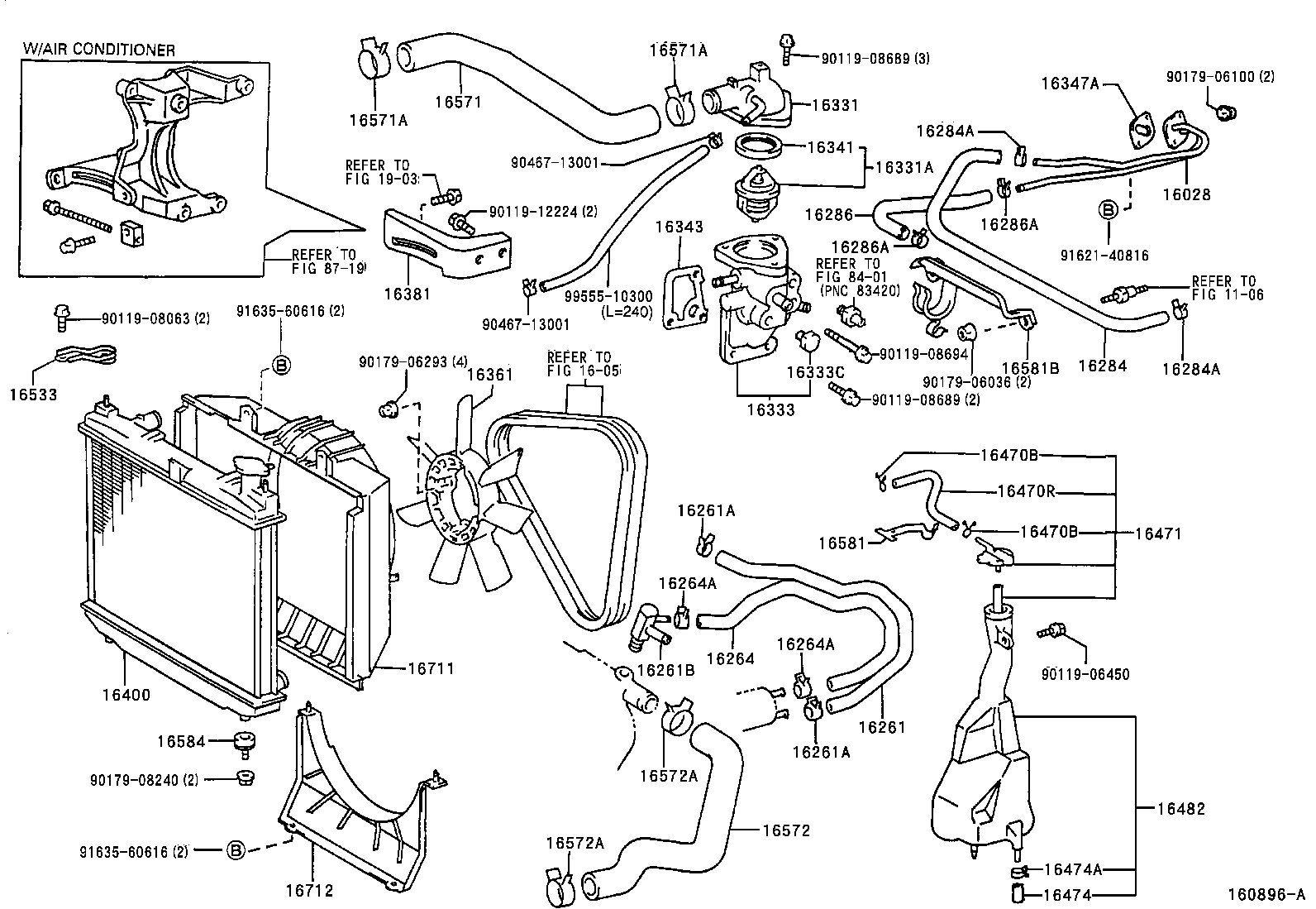  HIACE HIACE S B V |  RADIATOR WATER OUTLET