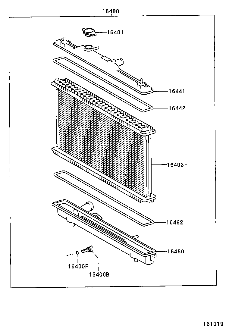  PREVIA TARAGO |  RADIATOR WATER OUTLET