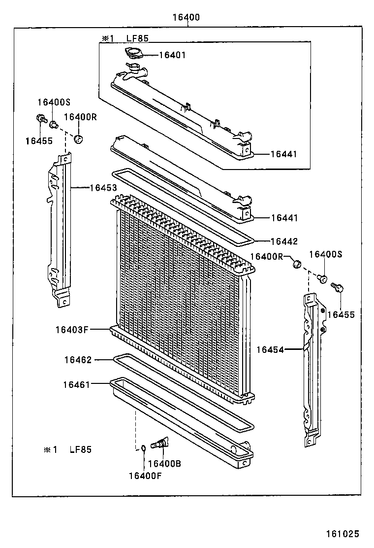  T U V |  RADIATOR WATER OUTLET