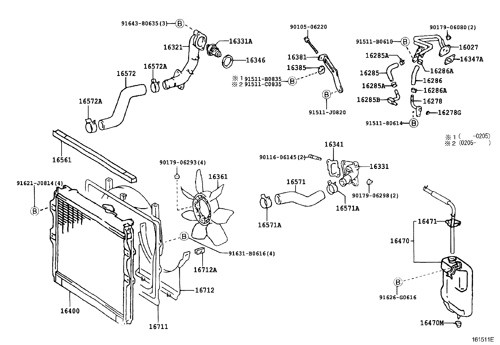  HILUX |  RADIATOR WATER OUTLET