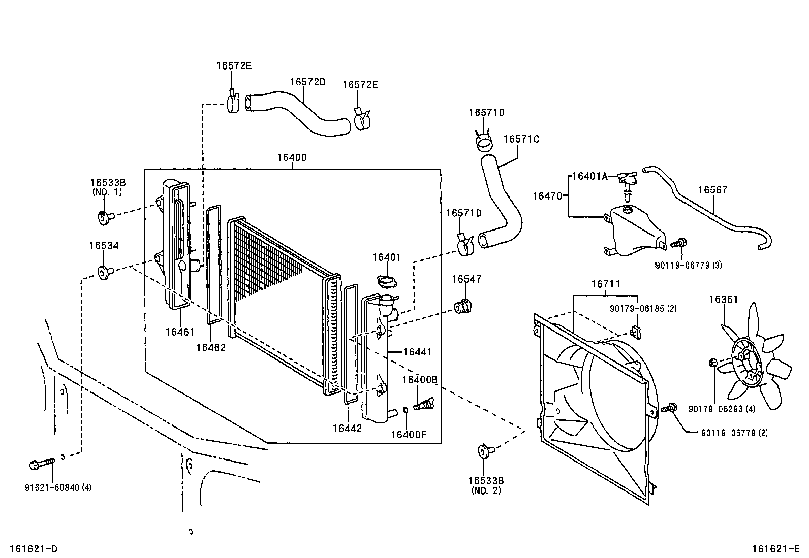  LAND CRUISER PRADO |  RADIATOR WATER OUTLET